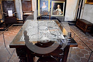 Old fourniture in Prague