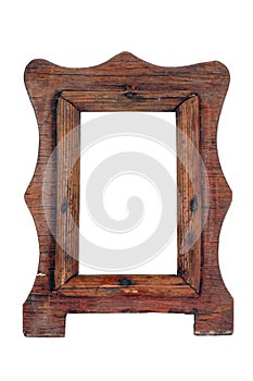 Old frame from a natural tree