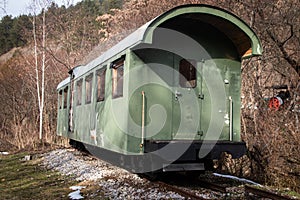 Old freight train containers