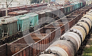 Old freight trains