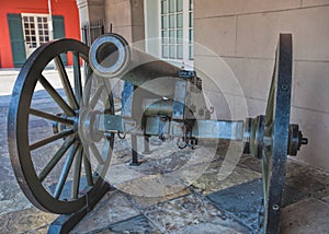 Old French Cannon, French Quarter, New Orleans