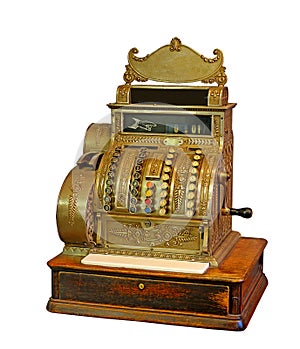 Old French Cash Register