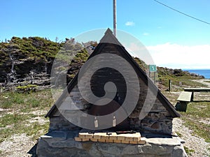 An old french oven as seen at a campground in Newfoundland