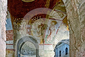 An Old fresco on the wall of St Nicholas church, Demre