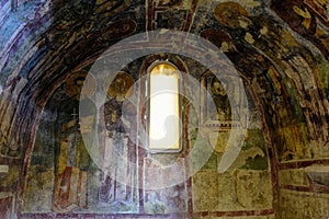 An Old fresco on the wall of St Nicholas church, Demre