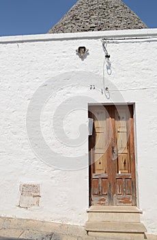 Old front door in Alberobello - Apulia Italy