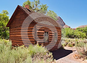 Old Fruita Schoolhouse near Torrey, Utah