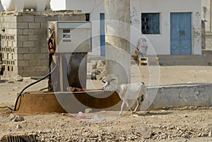 Old fuel station, Yemen.