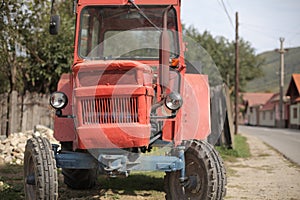 Old funny traktor