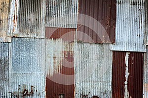 Old galvanized steel texture