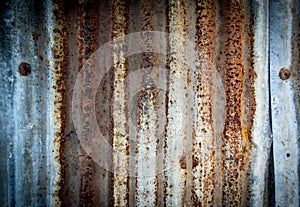 Old galvanized steel texture for background