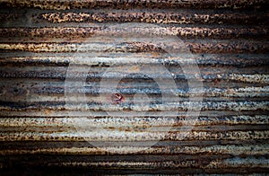 Old galvanized steel texture for background