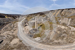 Old Gang Mine wide elevated view