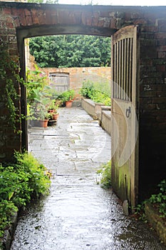 Old Garden Door - Tintinhull House, Somerset, UK