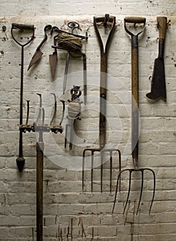 Old Garden Tools