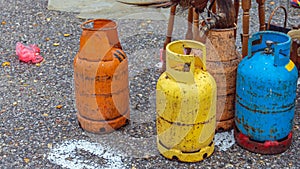 Old Gas Cylinders