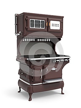 Old gas firewood stove 1920