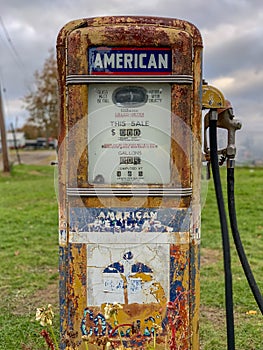 Old Gas Pump