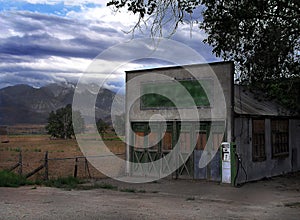 old gas station photo