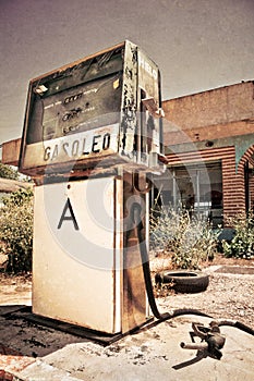 Old gas station