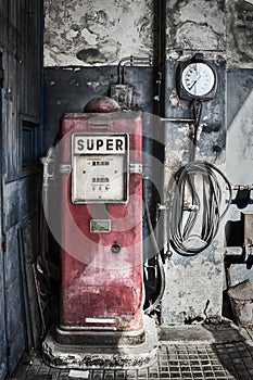 Old gas station