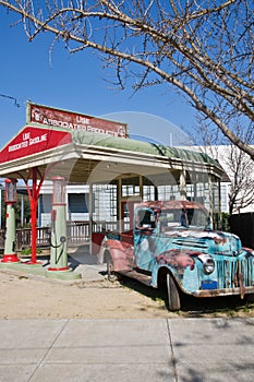 Old gas station