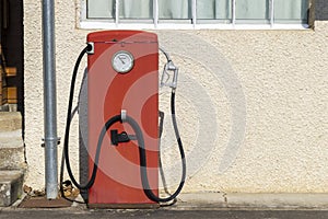 Old gas station, Marnay, Haute-Saone, France