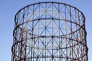 Old gasometer in Rome