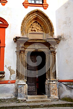 Old gate of a church in Sopron (Ãâdenburg), Hungary