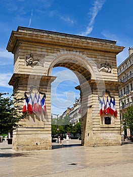 The old gate of the city of Dijon called \