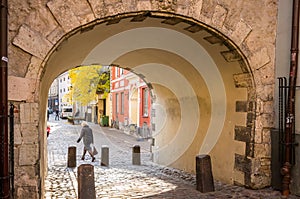 Old gate in Riga, Latvia