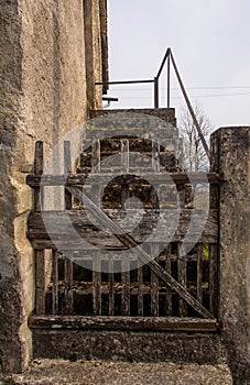 Old Gate in Trava, Italy