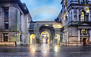 Old Gates at John Street Glasgow City Council George Square Glasgow Scotland