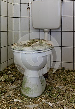 Old GDR toilet
