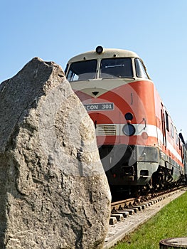 Old GDR train