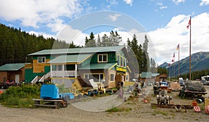 A jade mining operation located in a remote part of british columbia