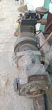 Old generator, disel generator for electrical work