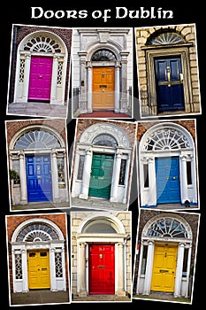 Old Georgian Doors of Dublin