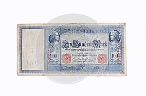 Old German bank note