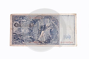 Old German bank note
