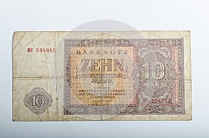 Old German banknotes, money