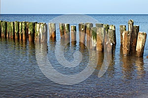 Old german breakwater.