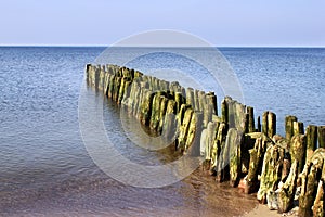 Old german breakwater.