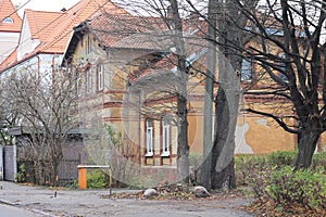 old German house in East Prussia photo