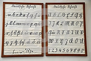 Old german letters photo