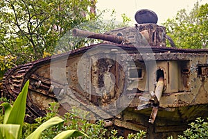 Old German tank