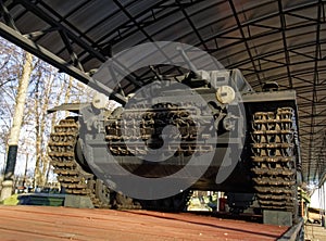 Old German tank in the Museum