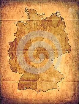 Old Germany map