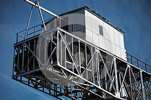 Old Giant crane cabin and structure