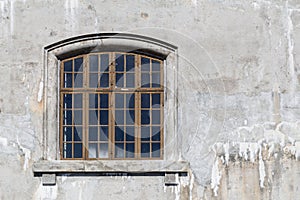 Old glass window